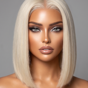 Platinum Blonde Bob Lace Wig